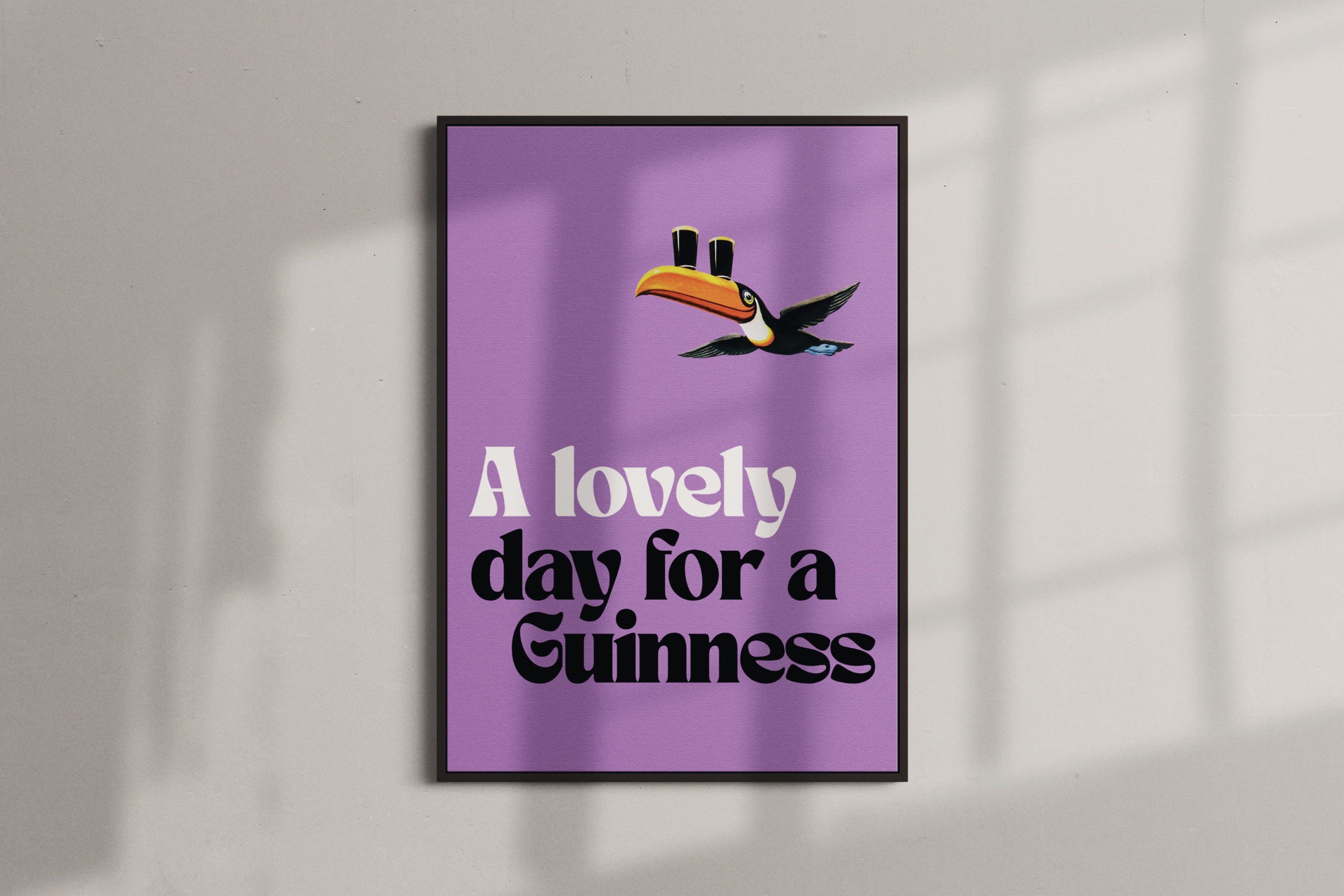 Lovely Day For A Guinness - Purple