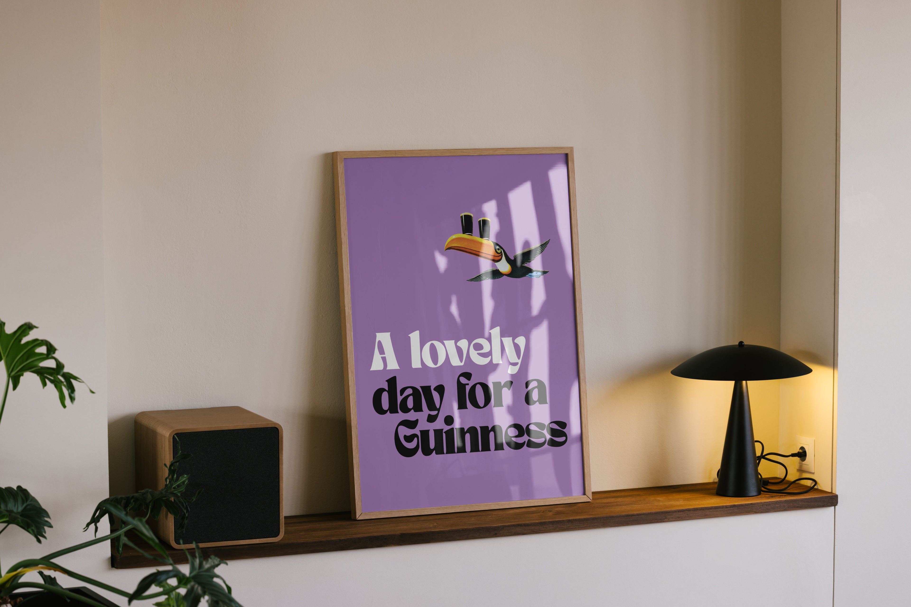 Lovely Day For A Guinness - Purple