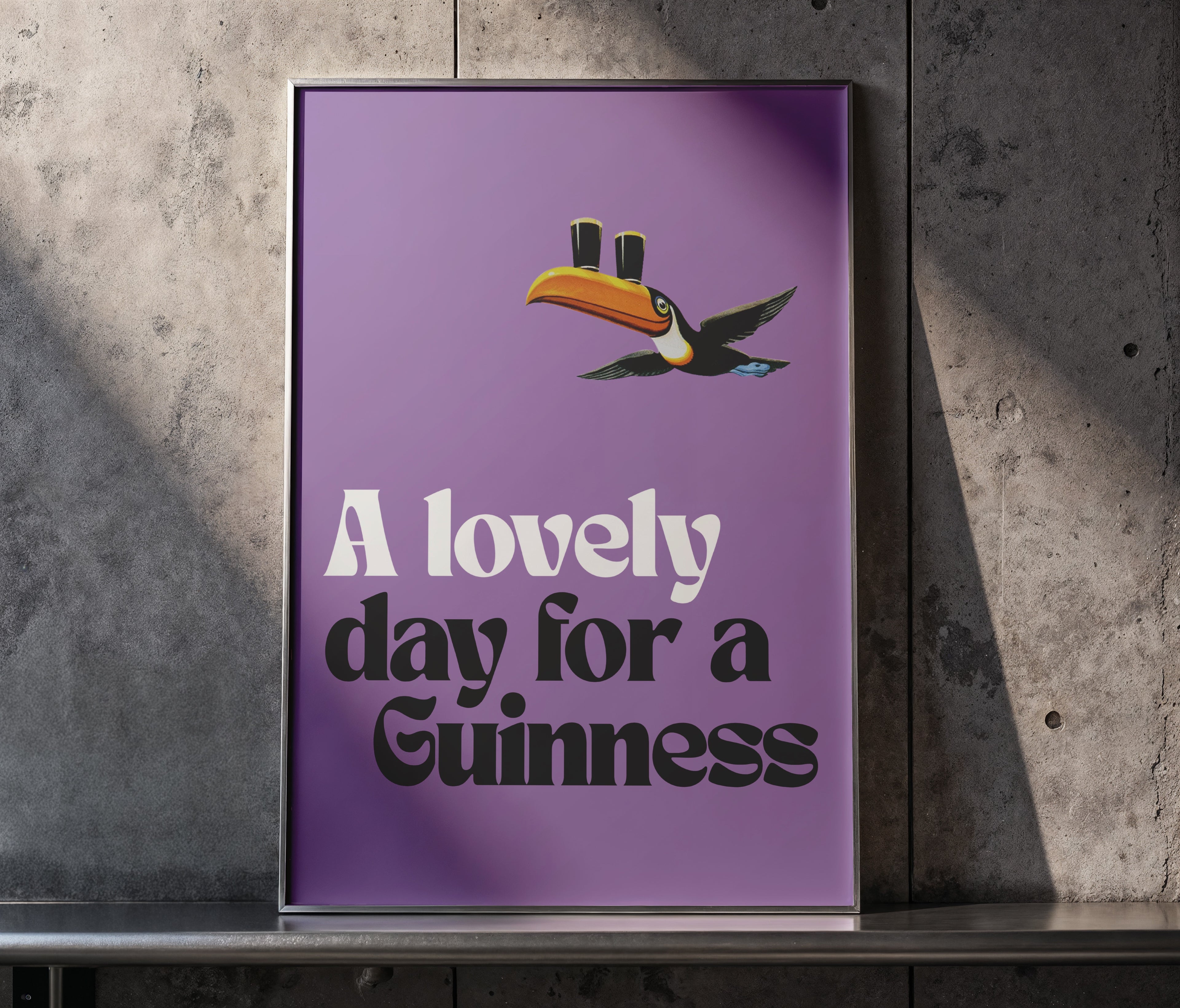 Lovely Day For A Guinness - Purple