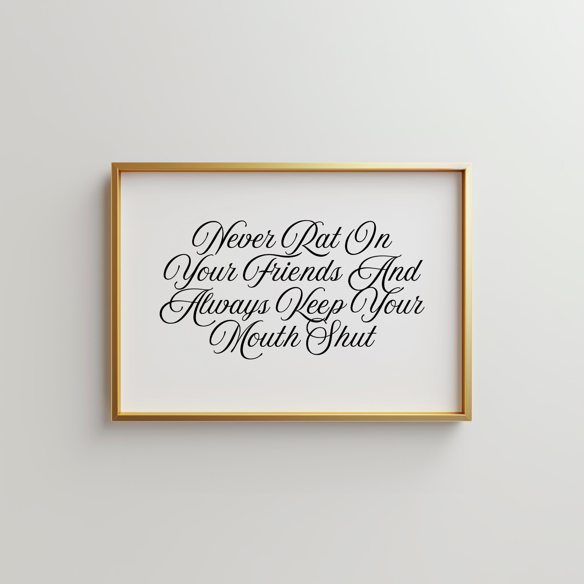 Goodfellas - Keep Your Mouth Shut