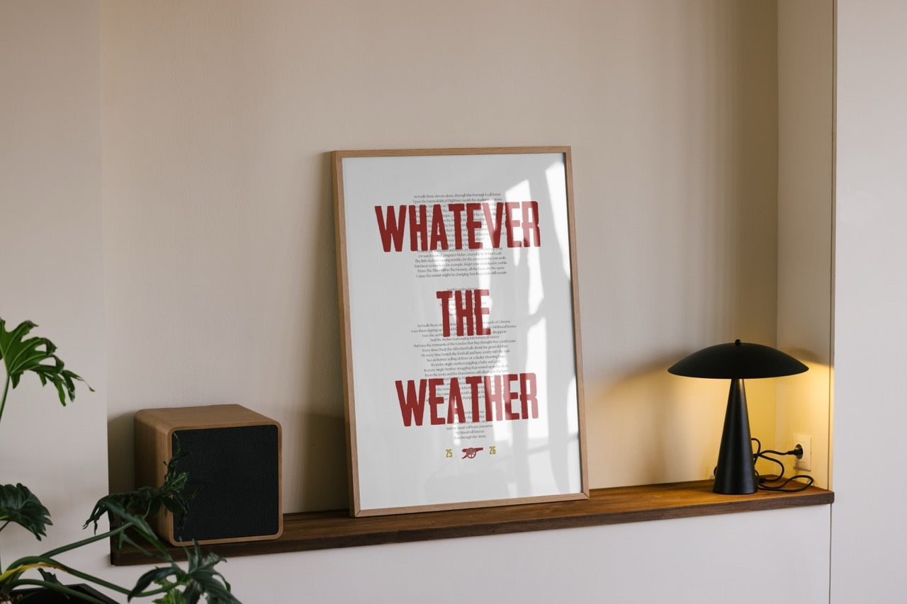 Arsenal - Whatever The Weather 25/26