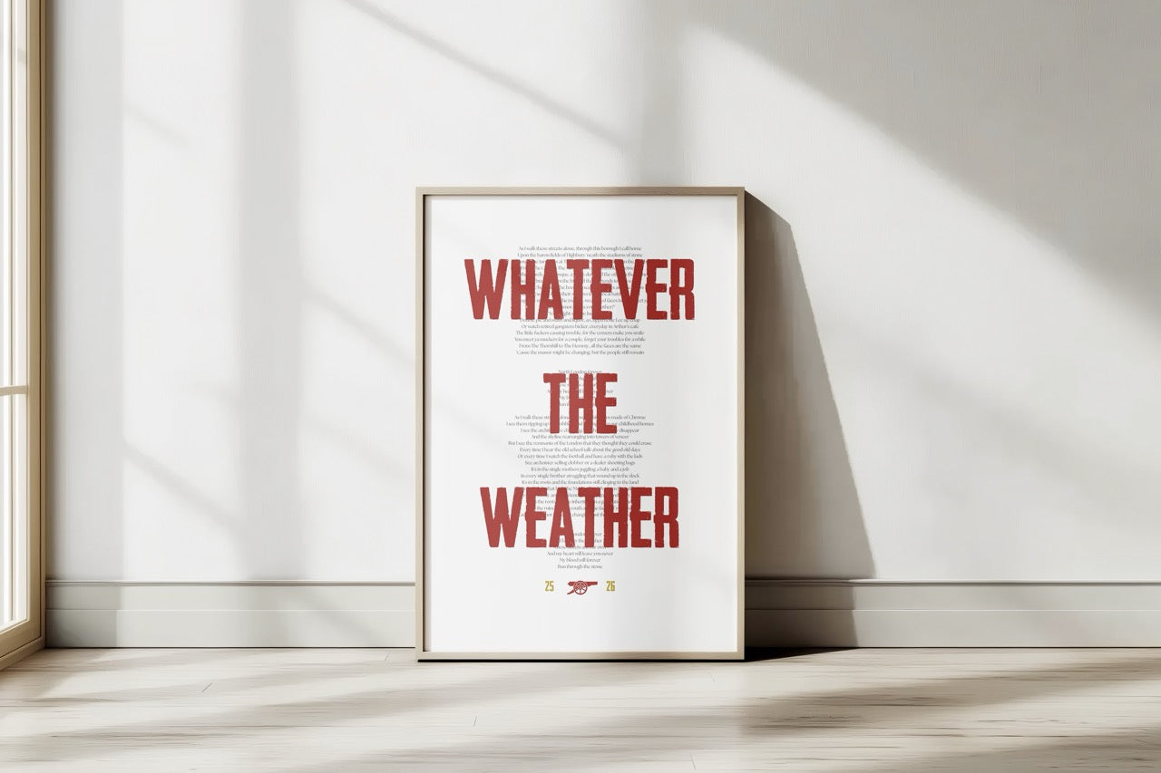 Arsenal - Whatever The Weather 25/26